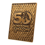50TH ANNIVERSARY 1ST EDITION BOOK COVER  | Dungeons & Dragons | Ingot Set | Limited Edition