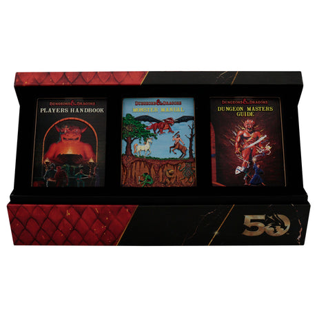 50TH ANNIVERSARY 1ST EDITION BOOK COVER  | Dungeons & Dragons | Ingot Set | Limited Edition