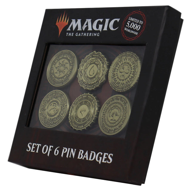 Magic the Gathering Mana Symbol | Set of 6 Pin Badges