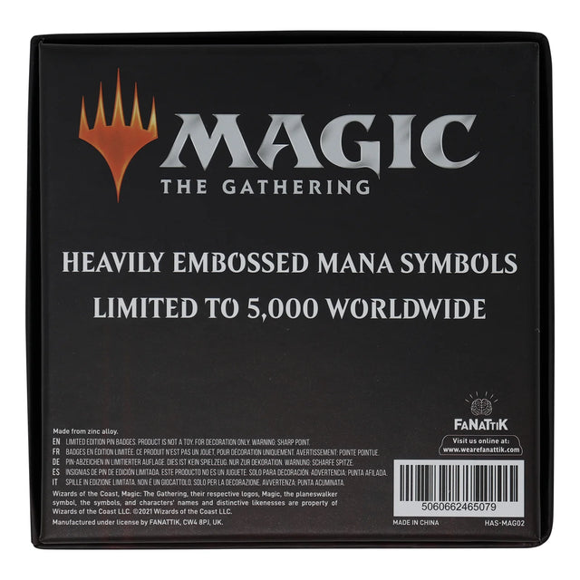 Magic the Gathering Mana Symbol | Set of 6 Pin Badges