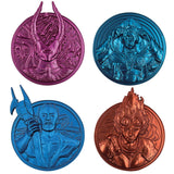 Magic the Gathering | Planeswalkers | Set of 4 Medallions | Collectible Limited Edition