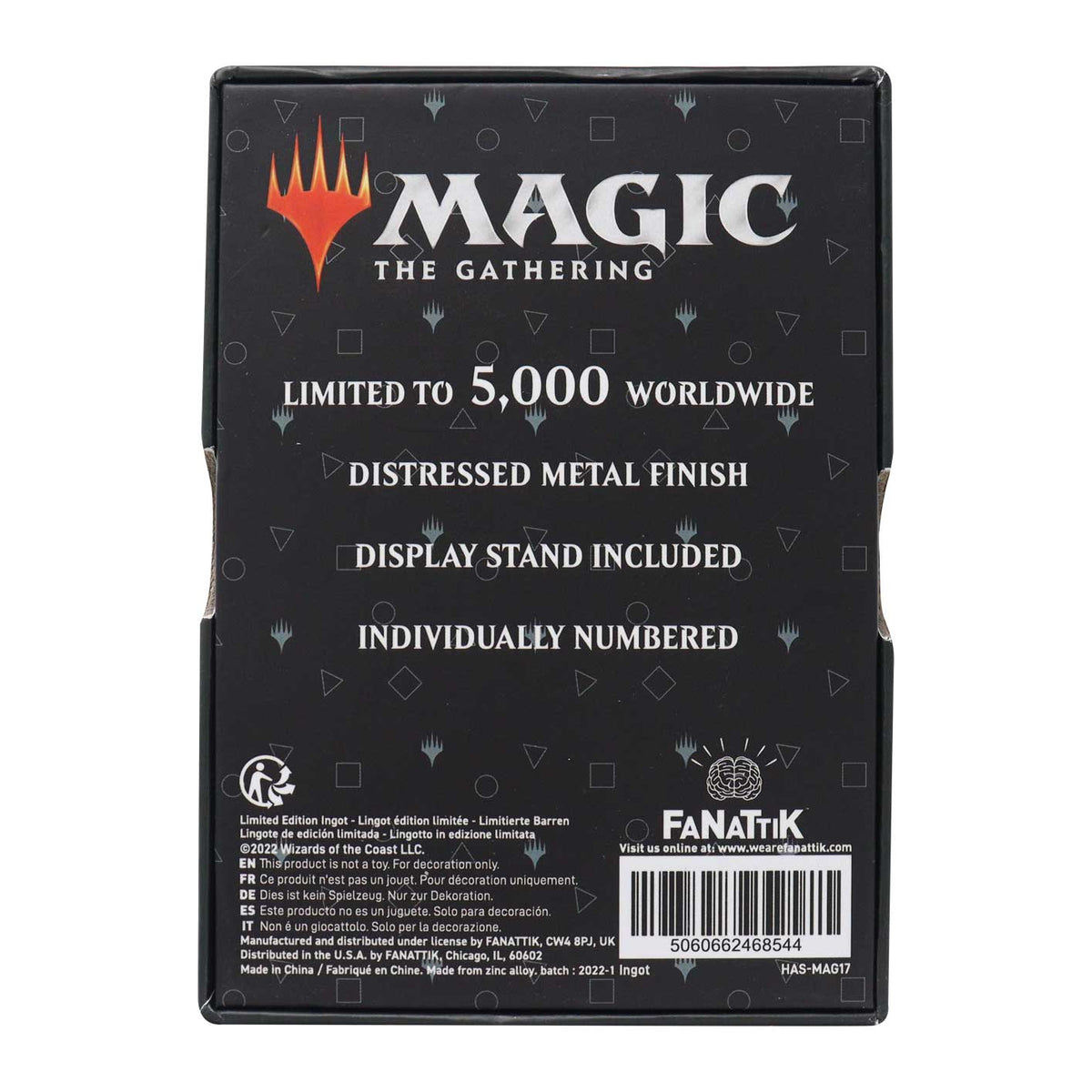 Fanattik Magic: The Gathering: HAMMER OF BOGARDAN Limited Edition Metal Ingot