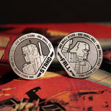 Transformers 40th Anniversary OPTIMUS PRIME & MEGATRON Limited Edition Collectible Coin
