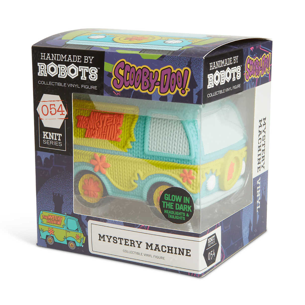 Scooby Doo | Mystery Machine | Handmade by Robots | Vinyl Figure | Glow in the Dark | Knit Series #054
