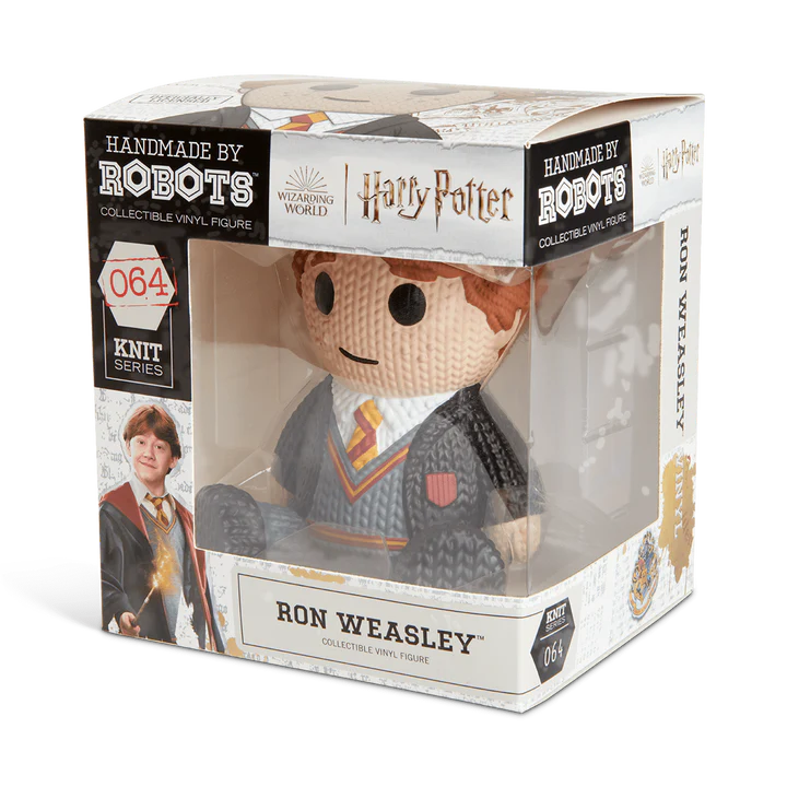 Handmade by Robots | Harry Potter | Ron Weasley Vinyl Figure | Knit Series #064