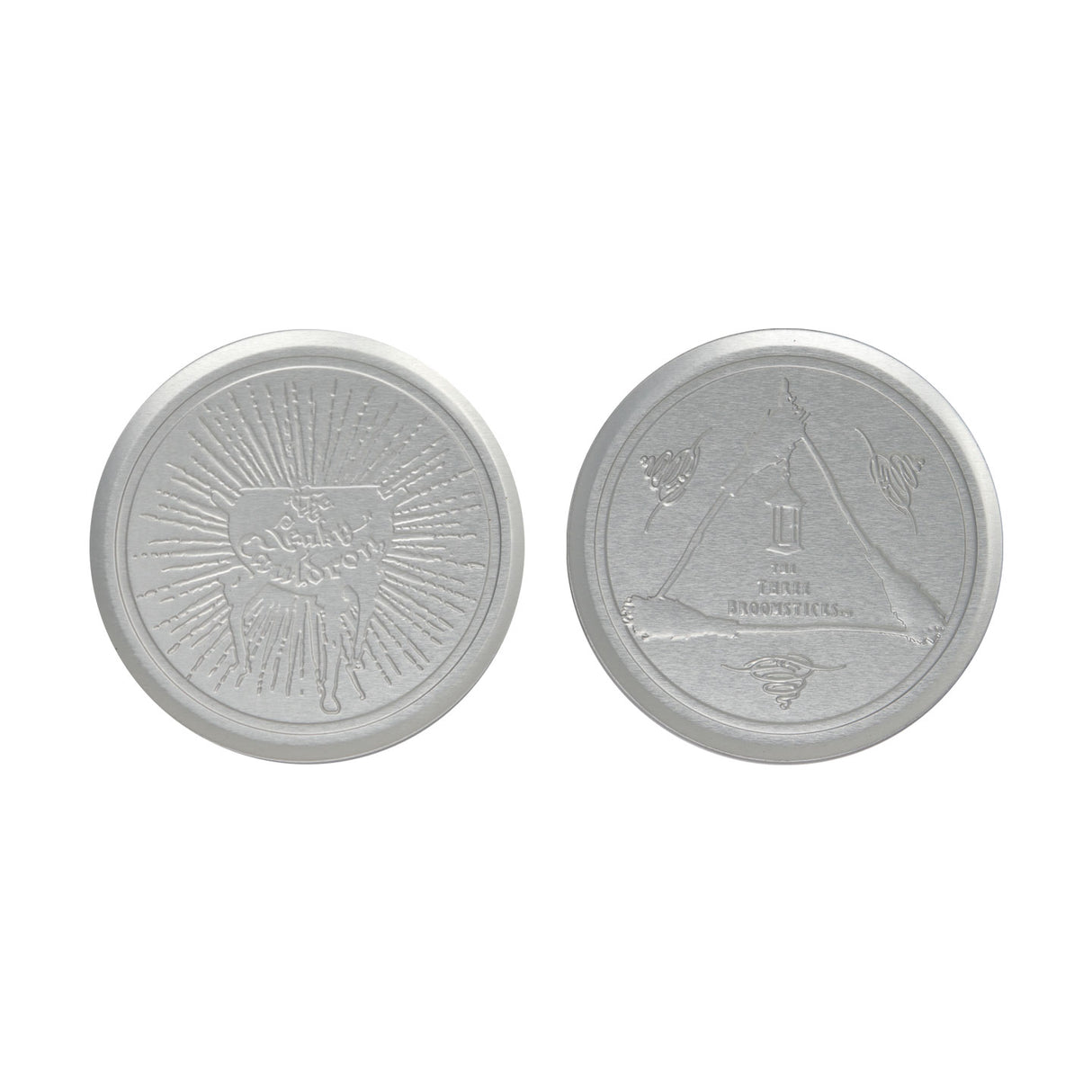 HARRY POTTER | Set of 4 Embossed Metal Coasters