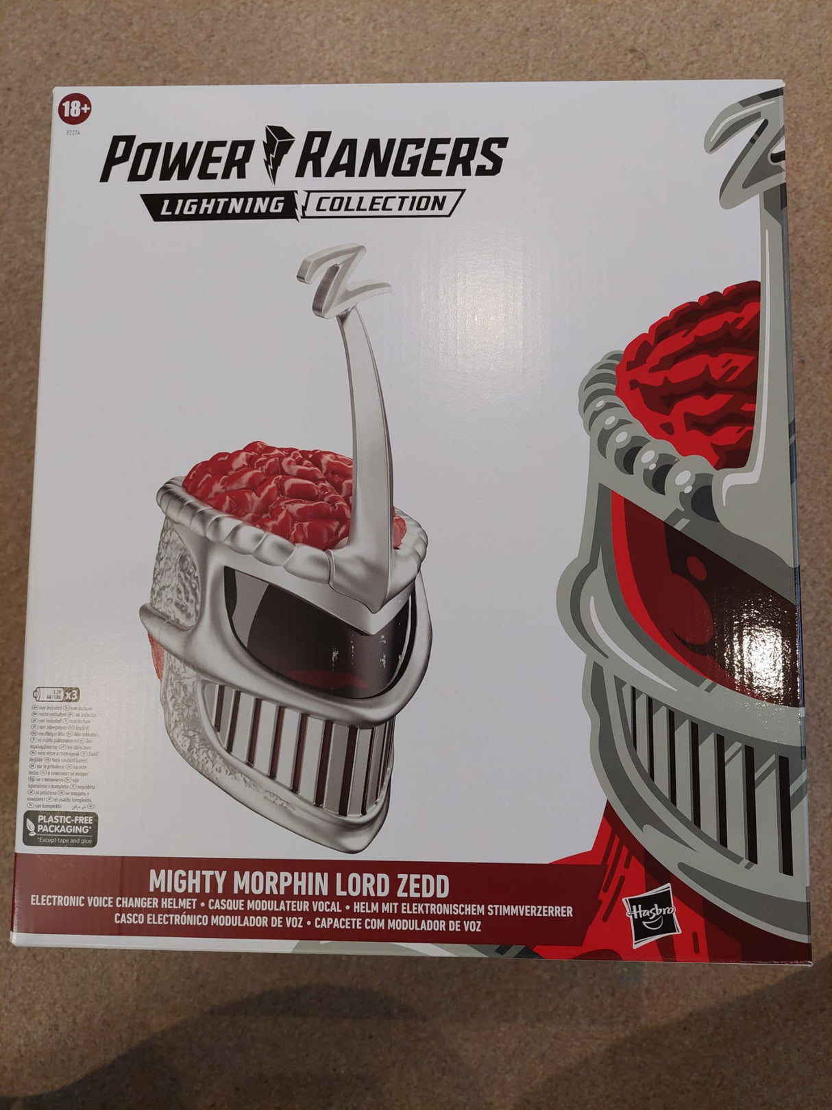 Damaged Box | Power Rangers Lightning Collection | Lord Zedd | Hasbro | Premium Electronic Helmet Roleplay
