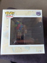 Damaged Box | Funko Pop Disney Movie Moments | Up Carl and Ellie with Balloon Cart 6 inch #1152