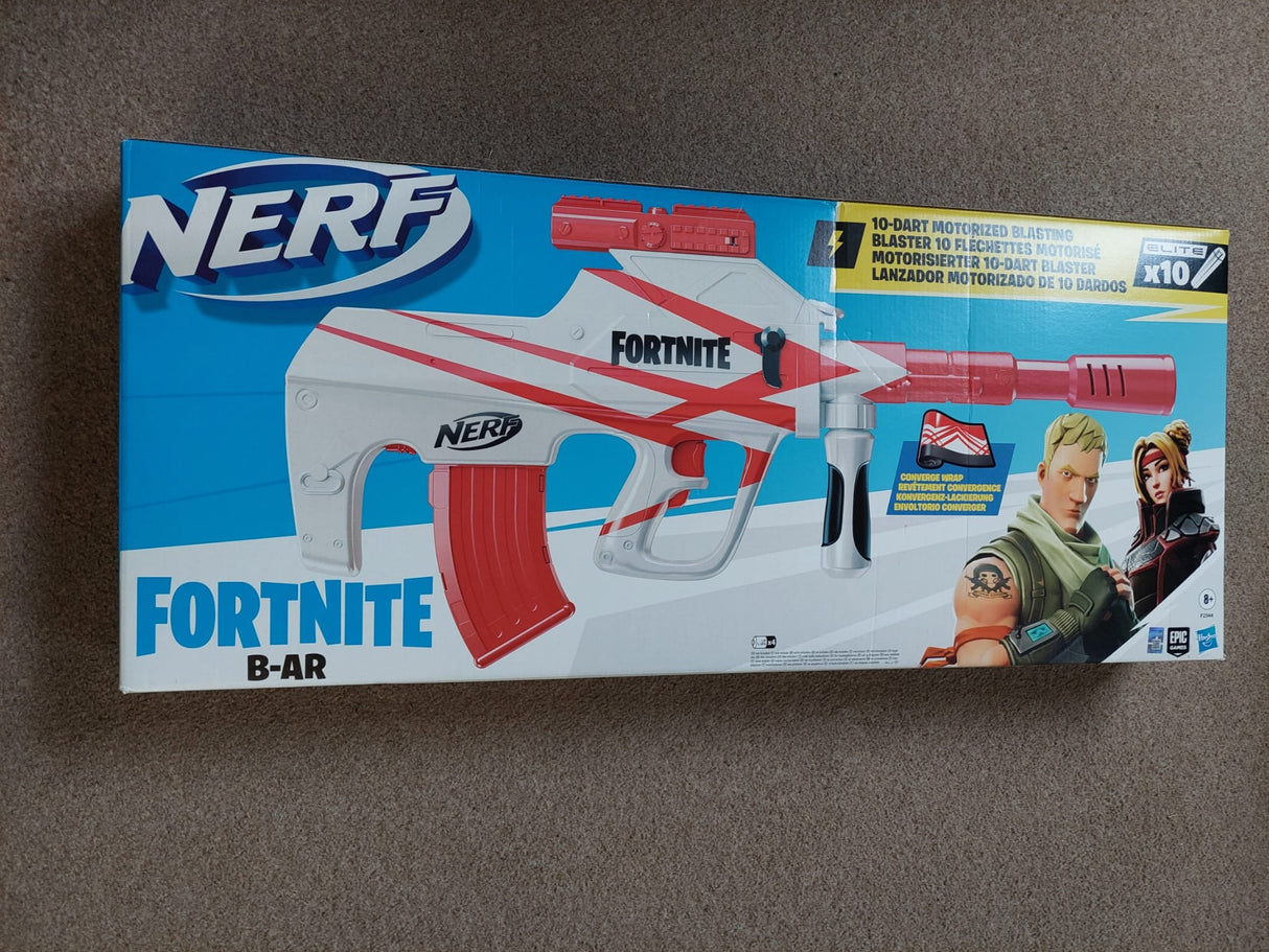 Damaged Box | Nerf | Fortnite B-AR | Motorized Dart Blaster