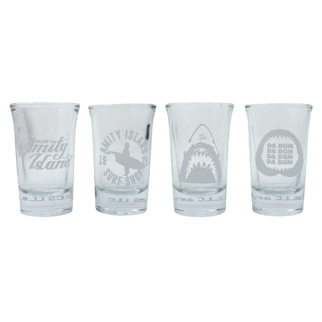 Jaws | Premium Set of 4 Shot Glasses