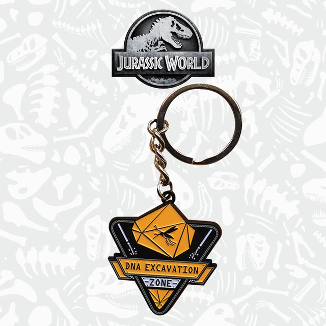 Jurassic World | DNA Excavation Zone | Keyring | Limited Edition