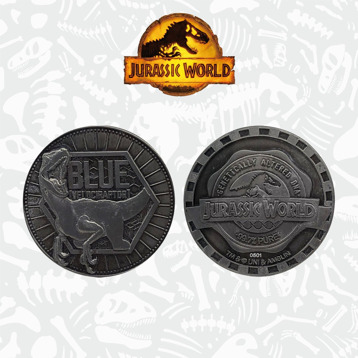 Jurassic World | Blue | Limited Edition Collectible Coin