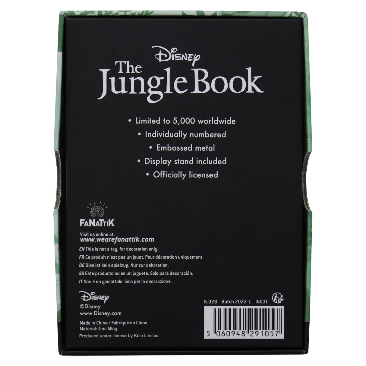 Disney The Jungle Book | Ingot | Limited Edition