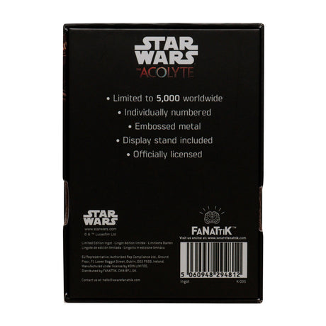 THE ACOLYTE | Star Wars Ingot | Limited Edition