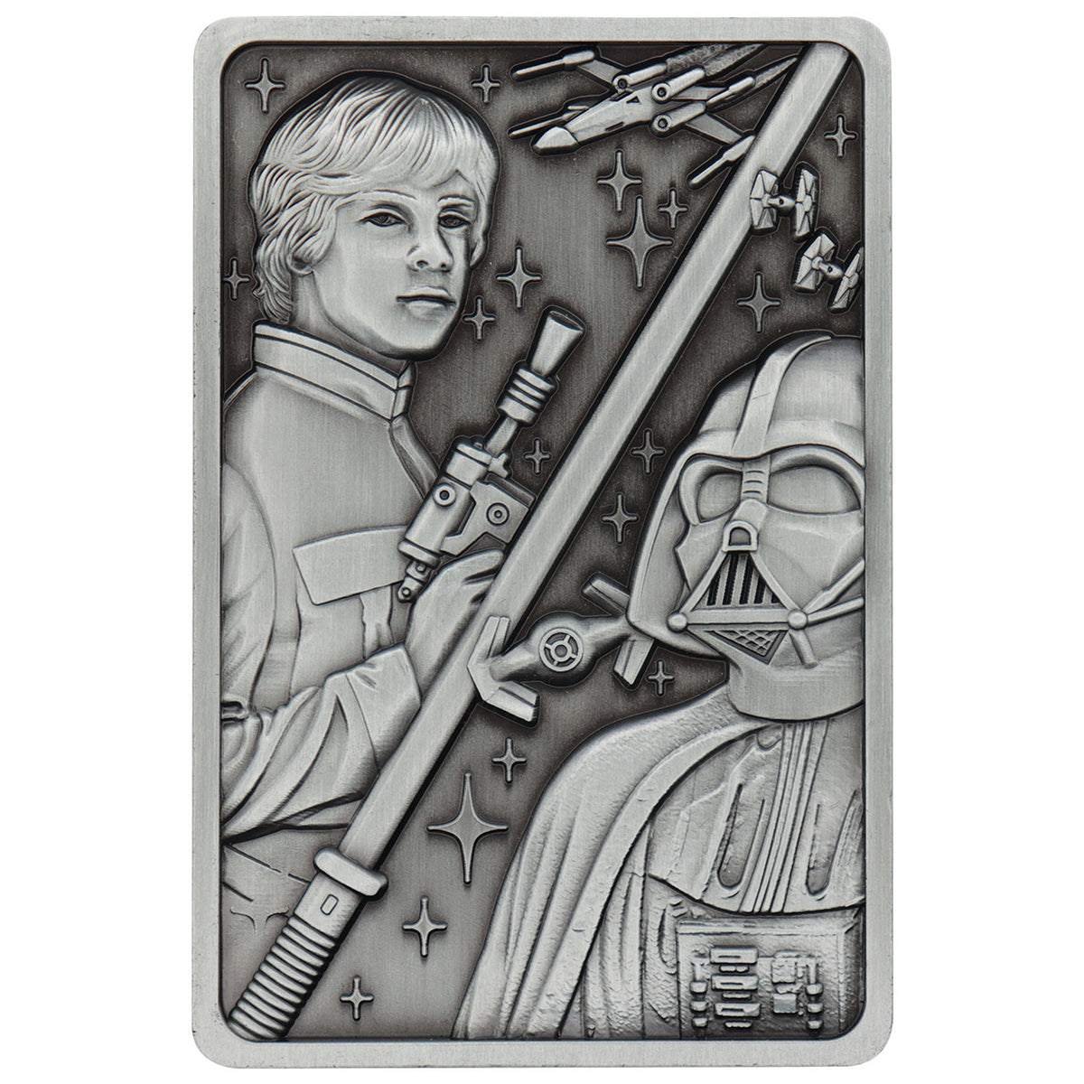 Fanattik Star Wars: LUKE SKYWALKER & DARTH VADER The Empire Strikes Back Limited Edition Metal Ingot