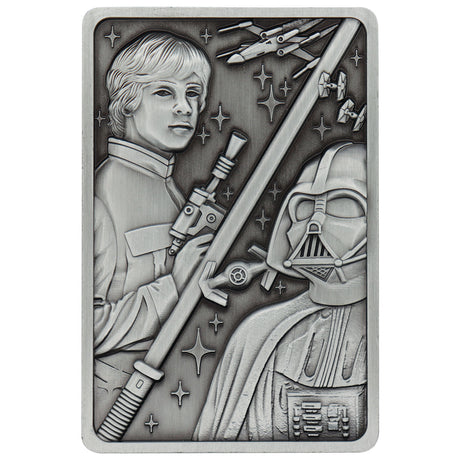 Fanattik Star Wars: LUKE SKYWALKER & DARTH VADER The Empire Strikes Back Limited Edition Metal Ingot