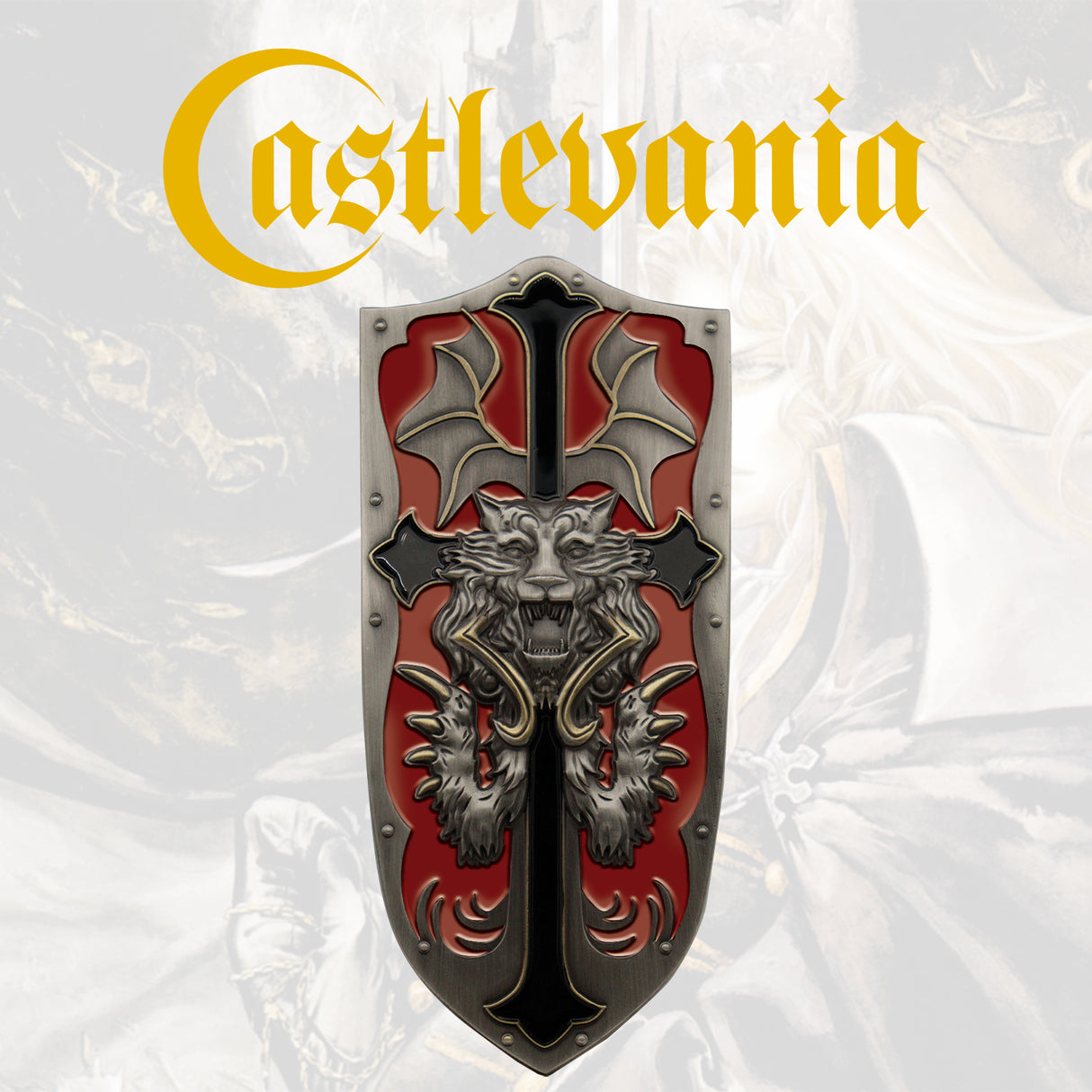 Castlevania Limited Edition ALUCARD Shield Collectible Metal Ingot