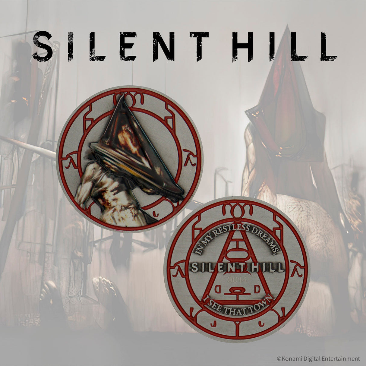 Fanattik Silent Hill Limited Edition PYRAMID HEAD Collectible Coin
