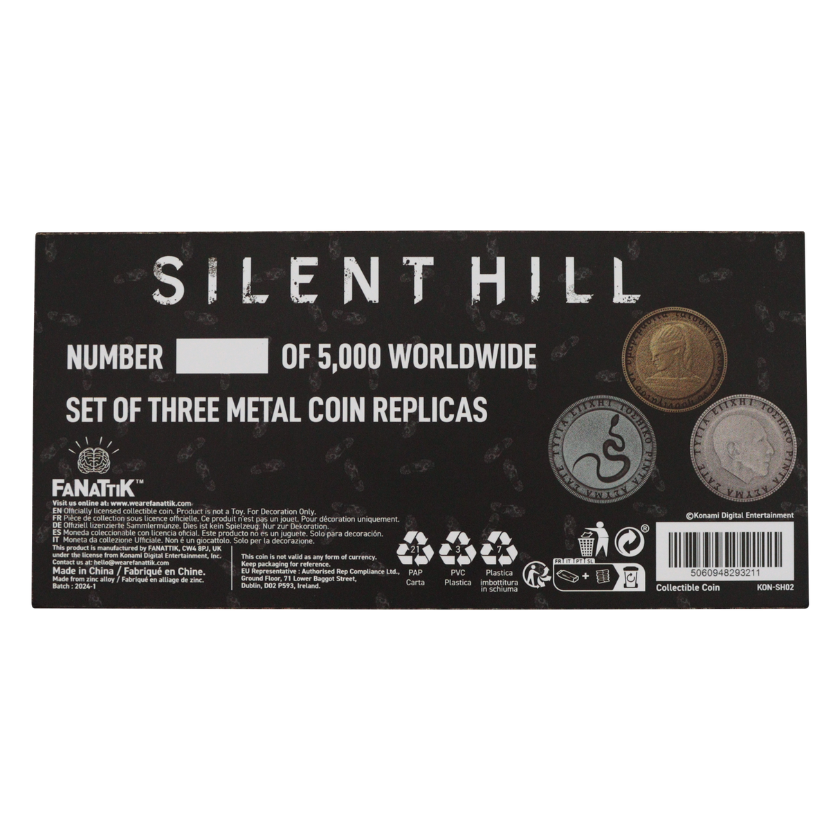 Silent Hill | Set of 3 Replica Coins