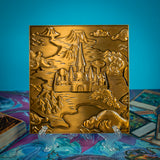 Yu-Gi-Oh! DUELIST KINGDOM Limited Edition Antique Gold Plated Collectible Metal Map