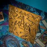 Yu-Gi-Oh! DUELIST KINGDOM Limited Edition Antique Gold Plated Collectible Metal Map