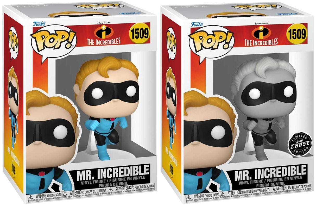 Mr. Incredible | The Incredibles | Funko Pop Disney Pixar | #1509 | Common + Chase