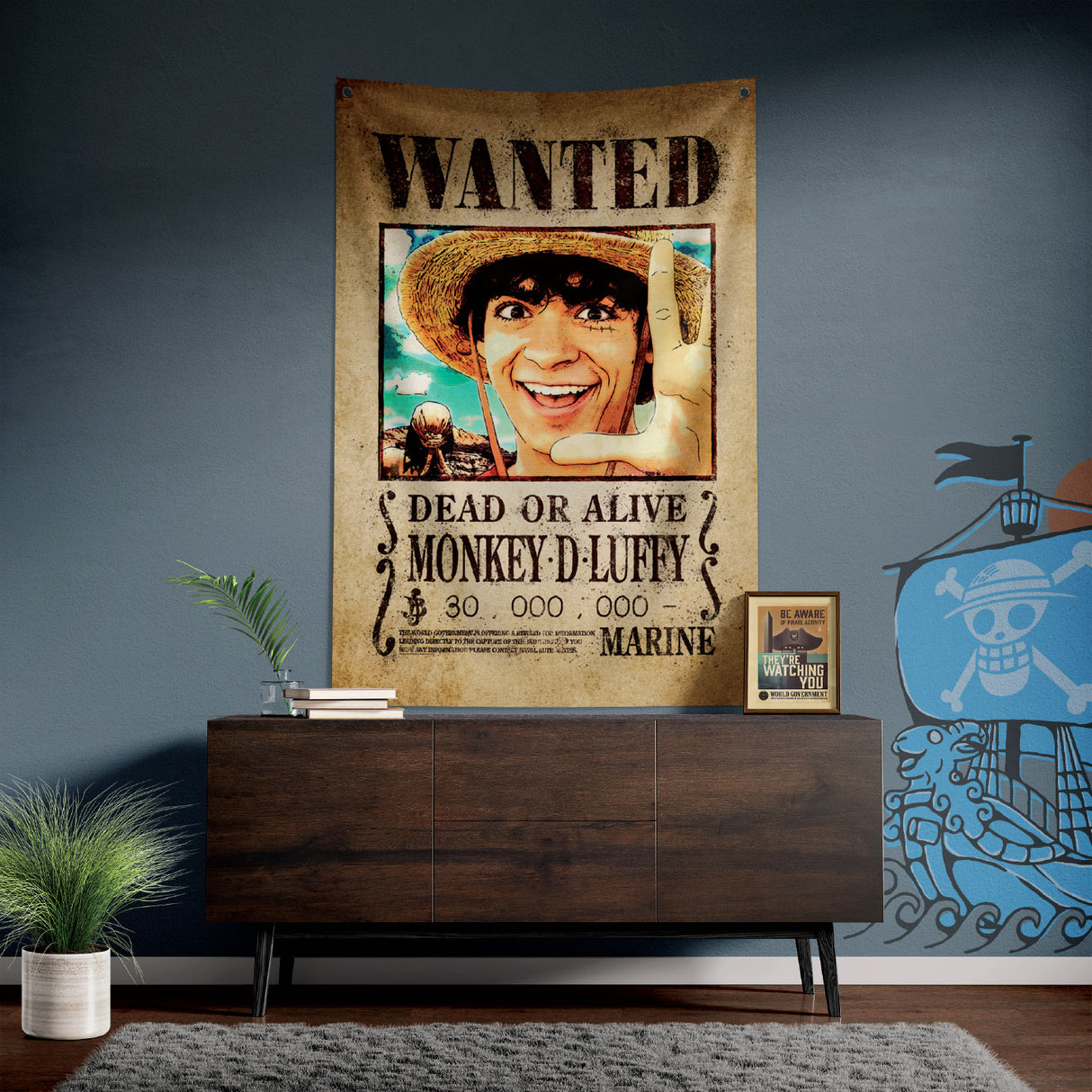 WALL BANNER | One Piece Wanted