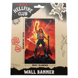 Fanattik Stranger Things: EDDIE MUNSON Hellfire Club Extra Large Wall Banner (125 x 85cm)