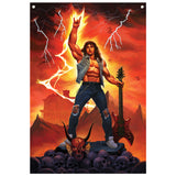 Fanattik Stranger Things: EDDIE MUNSON Hellfire Club Extra Large Wall Banner (125 x 85cm)