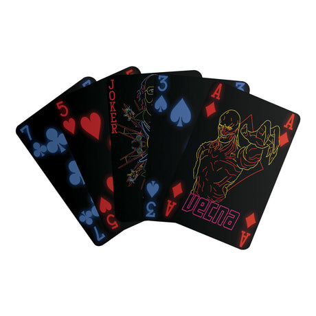 Fanattik Stranger Things NEON Retro Playing Cards Deck