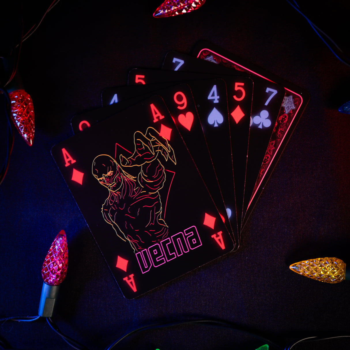 Fanattik Stranger Things NEON Retro Playing Cards Deck