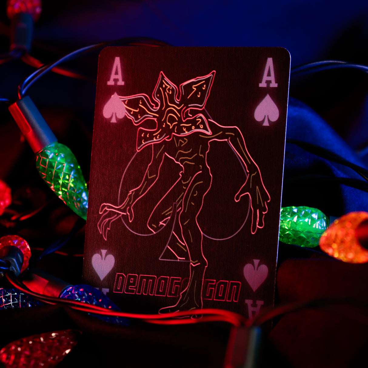 Fanattik Stranger Things NEON Retro Playing Cards Deck