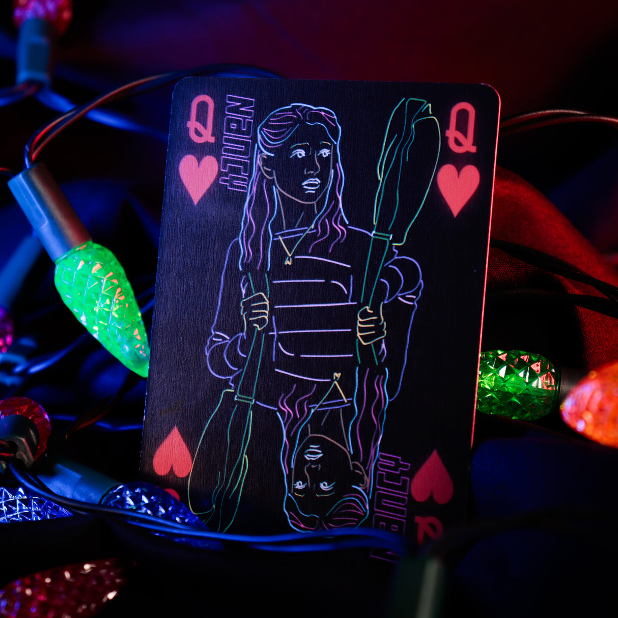Fanattik Stranger Things NEON Retro Playing Cards Deck