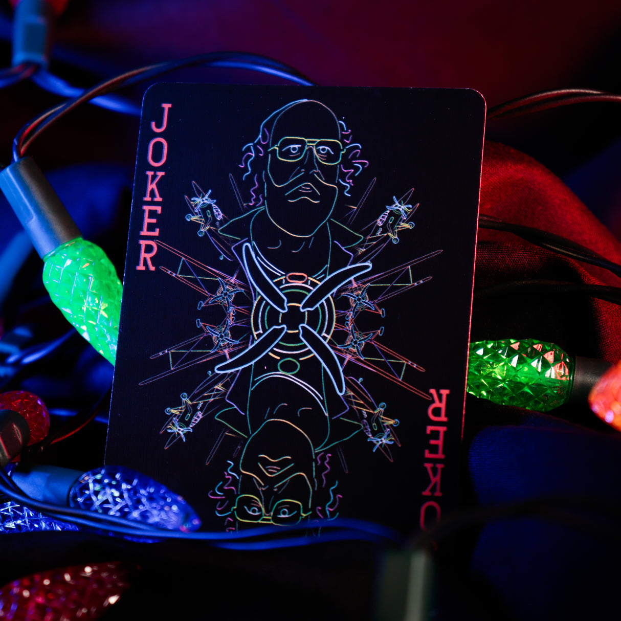 Fanattik Stranger Things NEON Retro Playing Cards Deck