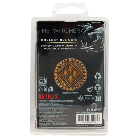 Fanattik The Witcher: TOSS A COIN TO YOUR WITCHER Limited Edition Replica Coin