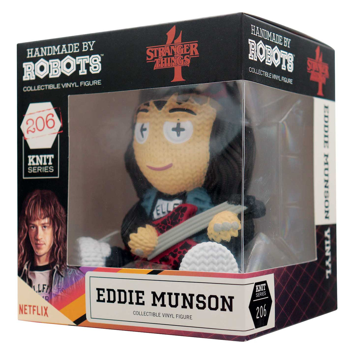 Eddie Munson | Stranger Things | Handmade by Robots | Vinyl Figure | Knit Series #206
