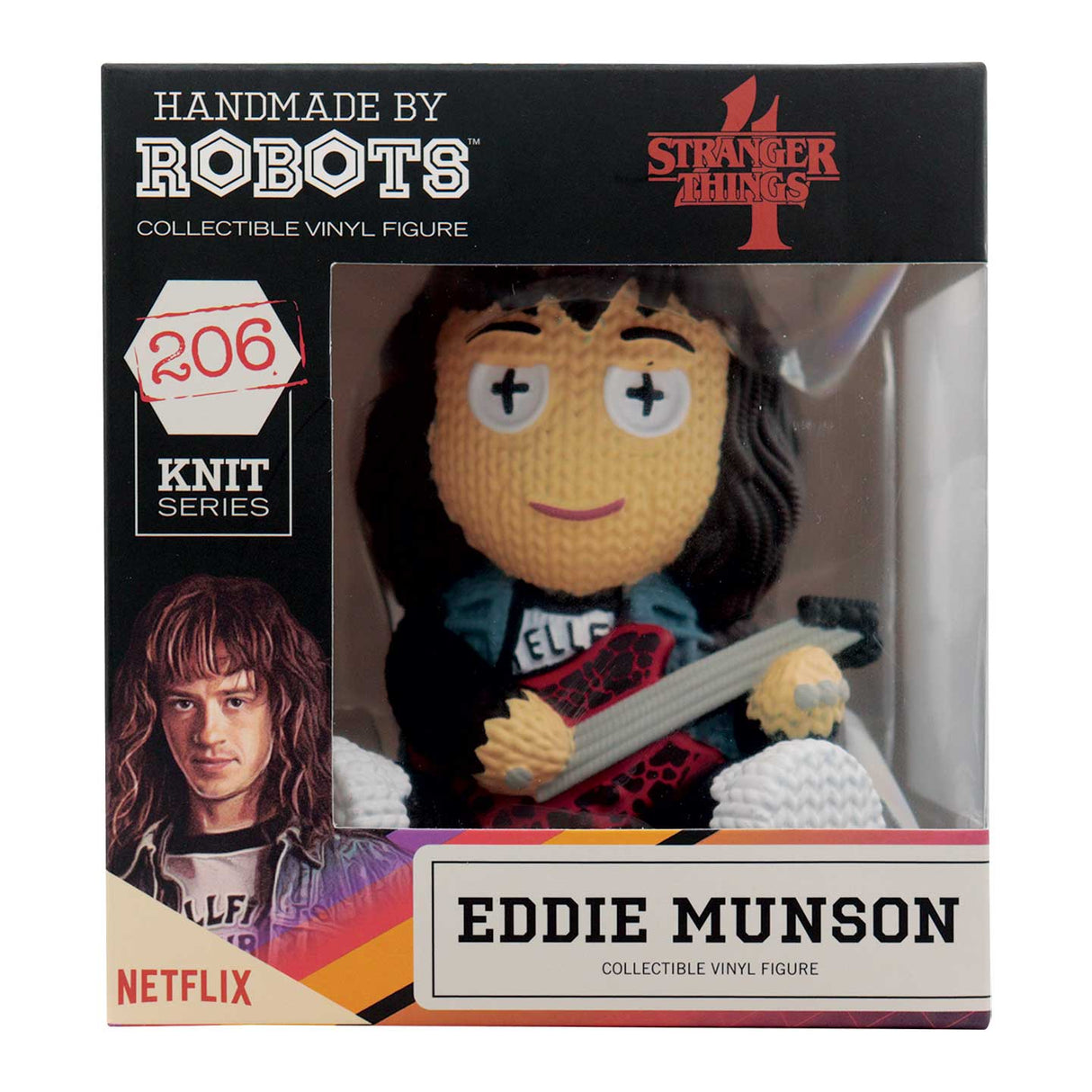 Eddie Munson | Stranger Things | Handmade by Robots | Vinyl Figure | Knit Series #206