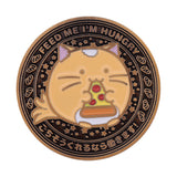 Fanattik Fuzzballs TIMMY THE CAT Feed Me I'm Hungry Limited Edition Enamel Coin