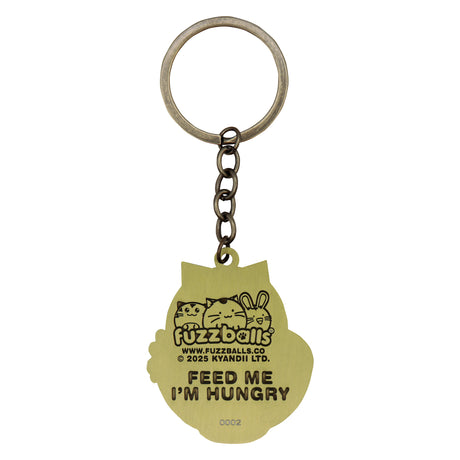 Fanattik Fuzzballs: WHISKY THE CAT Ramen Noodles Limited Edition Metal Keyring