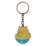 Fanattik Fuzzballs: WHISKY THE CAT Ramen Noodles Limited Edition Metal Keyring