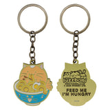 Fanattik Fuzzballs: WHISKY THE CAT Ramen Noodles Limited Edition Metal Keyring