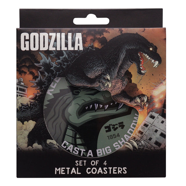 Godzilla | Set of 4 Metal Coasters