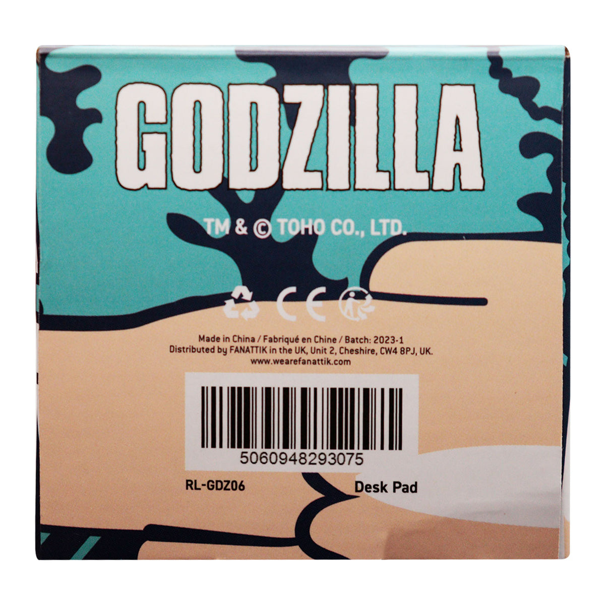 Fanattik GODZILLA 1954 XL Desk Pad and Coaster Set (800 x 300mm)