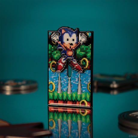 Fanattik Sonic the Hedgehog Limited Edition Moving SONIC Pin Badge