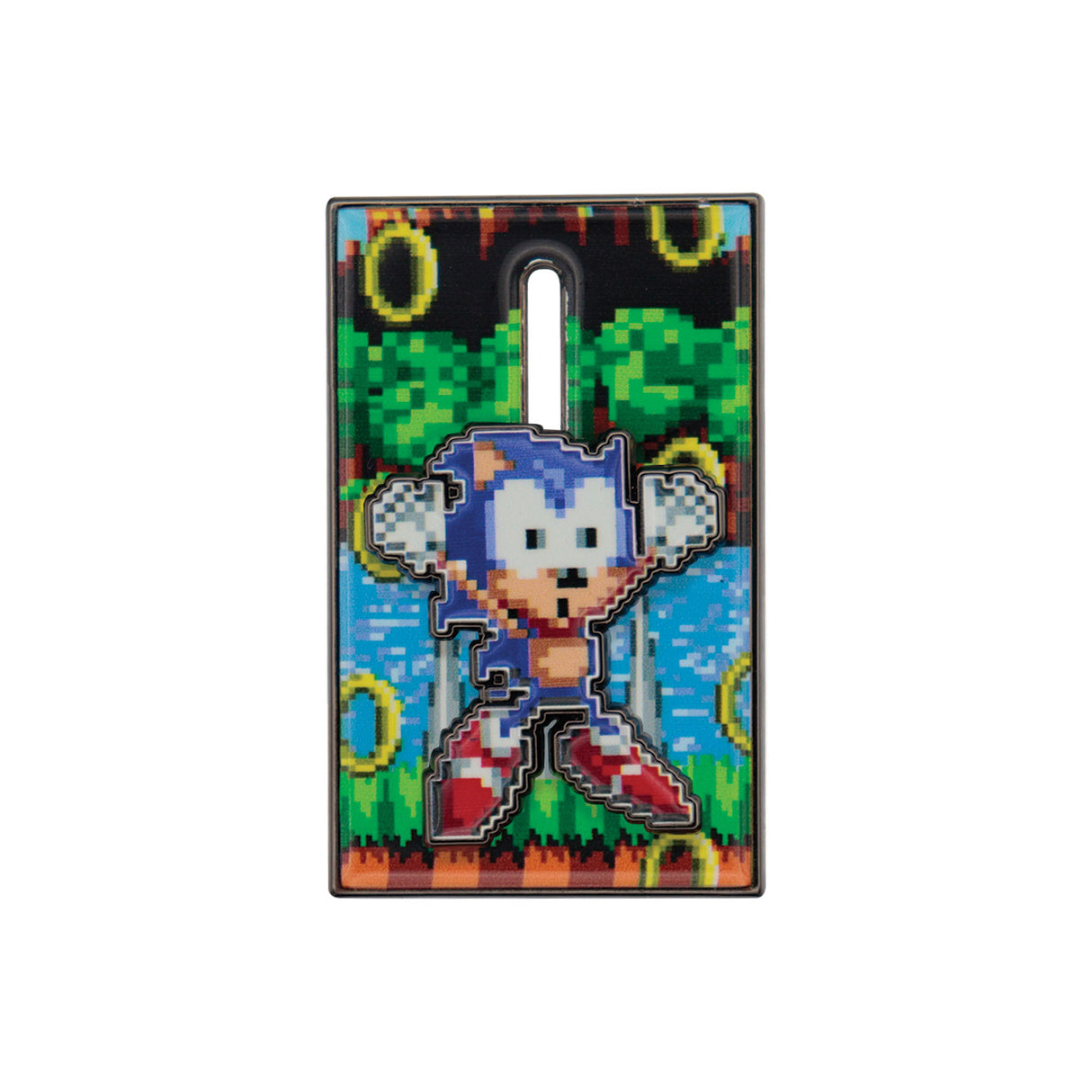 Fanattik Sonic the Hedgehog Limited Edition Moving SONIC Pin Badge