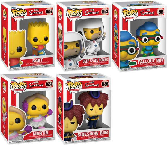 BUNDLE OF 5 | The Simpsons | Funko Pop Television #1652 to 1656