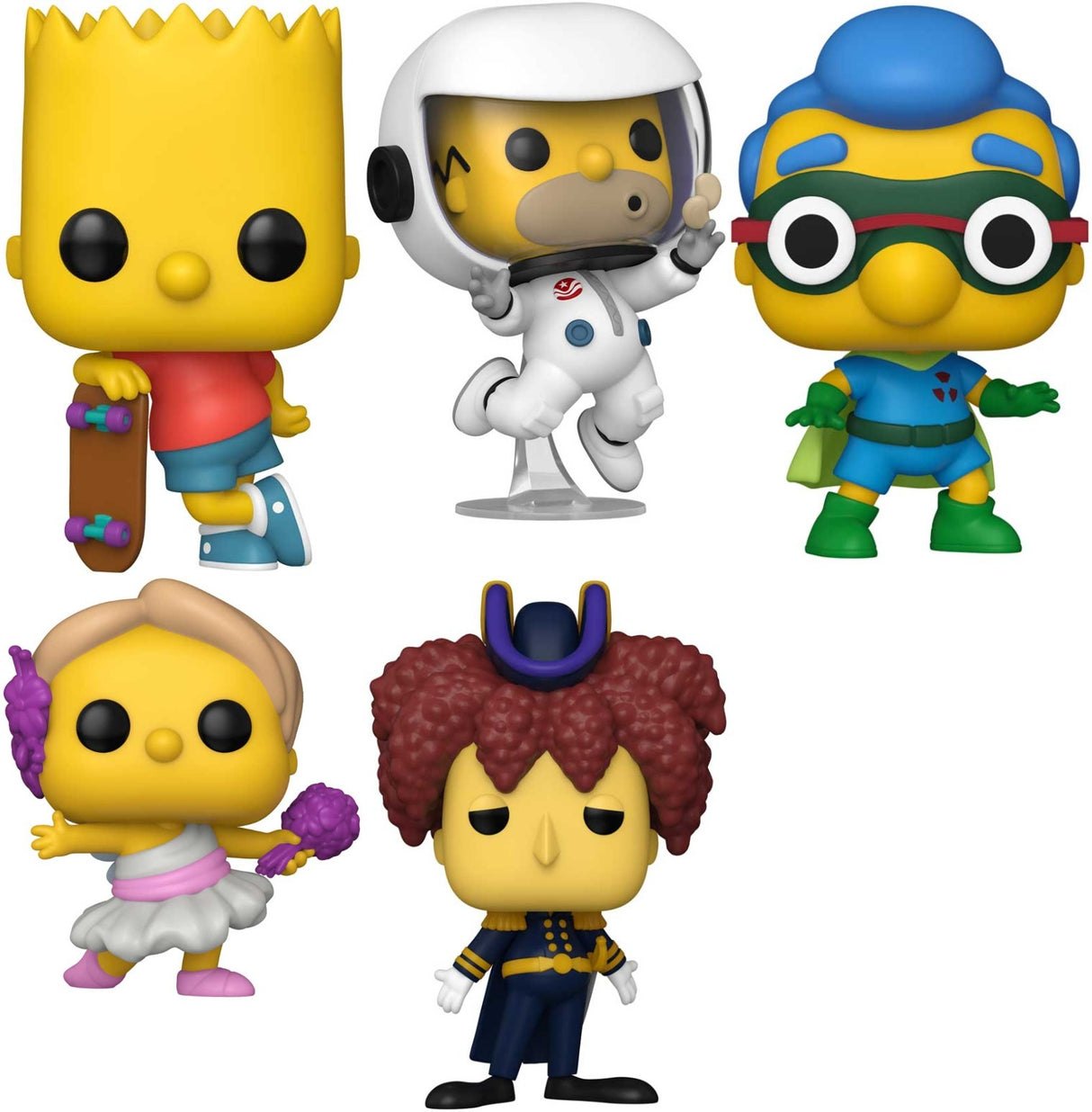 BUNDLE OF 5 | The Simpsons | Funko Pop Television #1652 to 1656