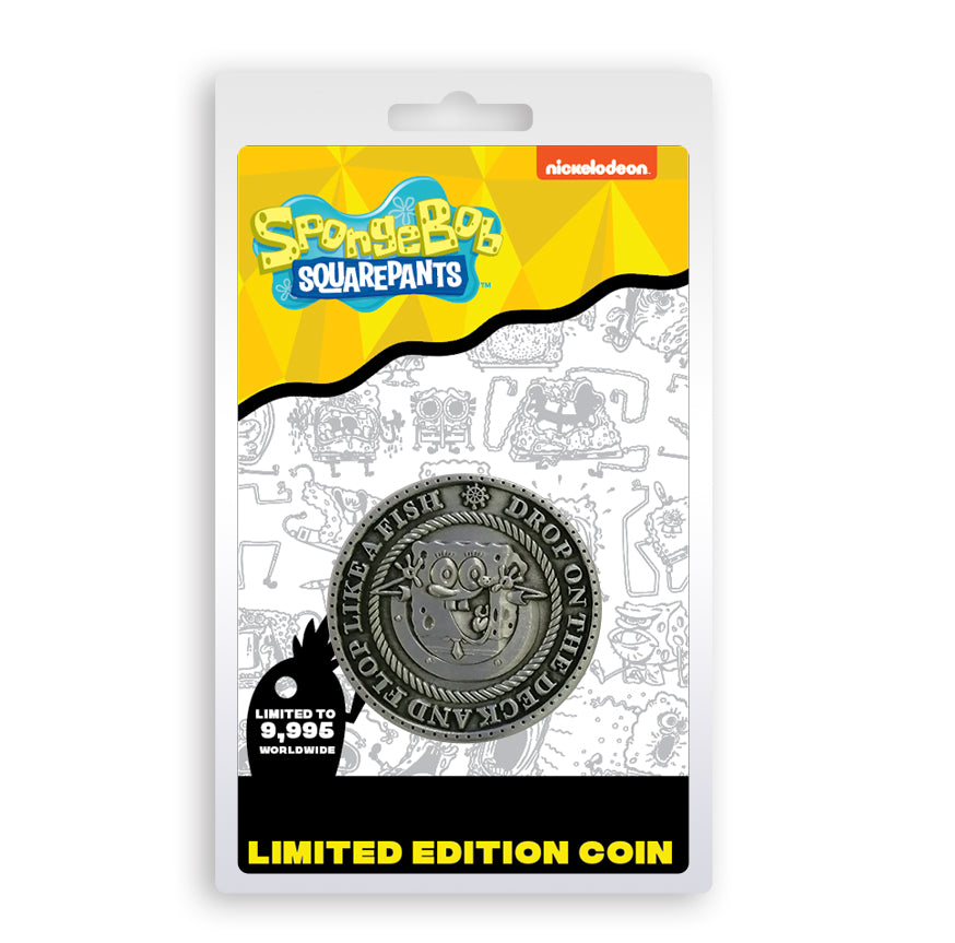 Fanattik SPONGEBOB SQUAREPANTS Limited Edition Embossed Collectable Coin