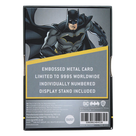 BATMAN | DC Ingot Plaque | Limited Edition