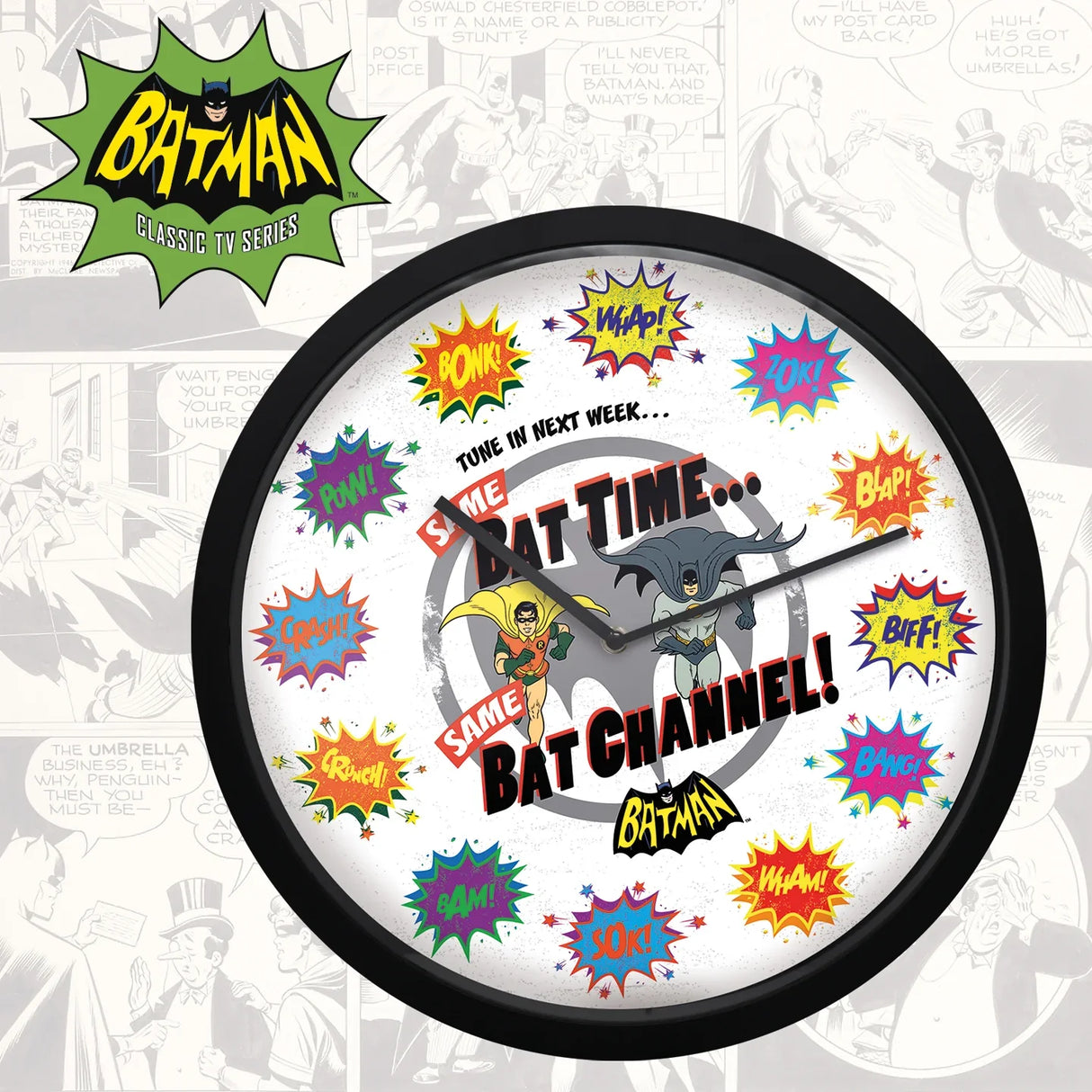 DC Batman BAT TIME | Wall Clock